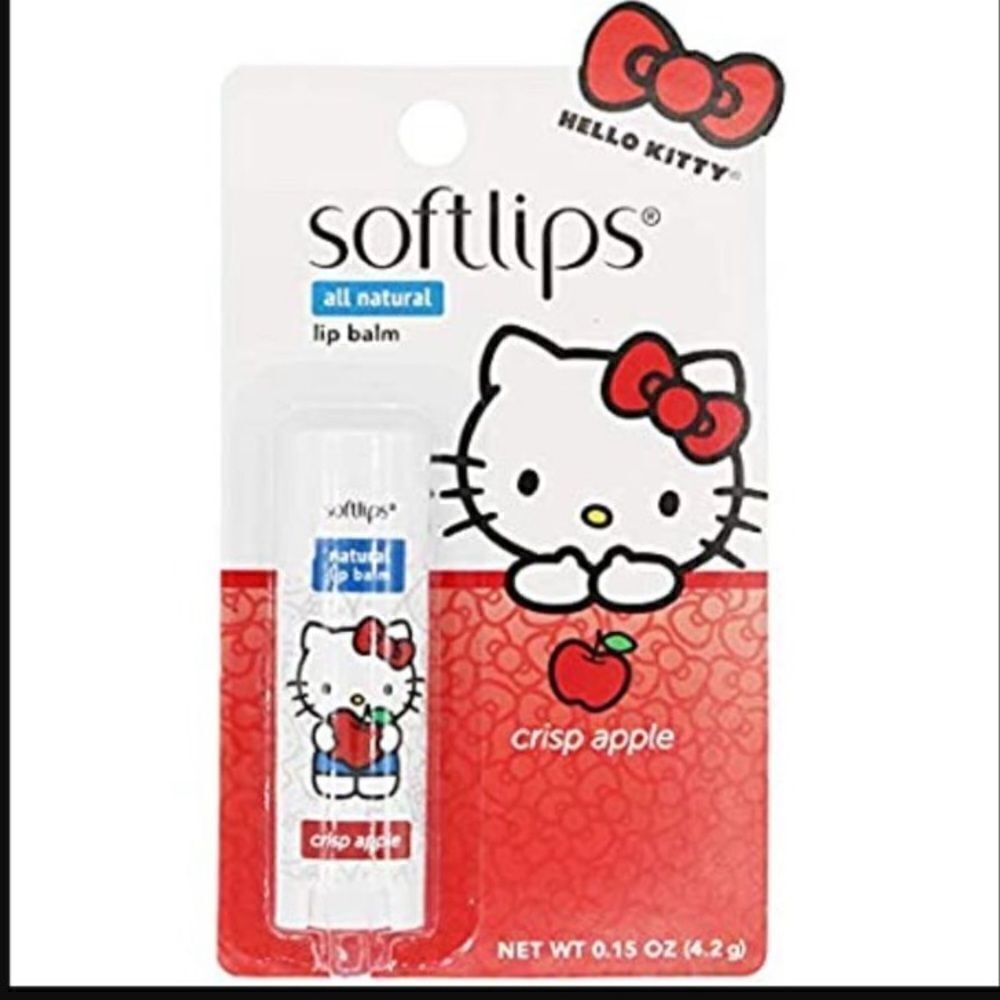 Soft lips Hello Kitty NEW all natural in scent Crip apple plus Ipsy new bag